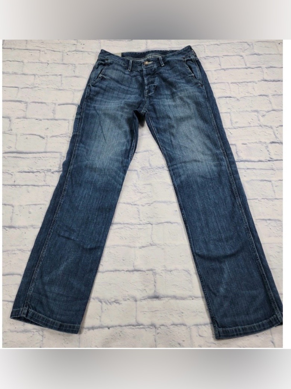 Abercrombie Fitch Jeans MENS 30X32 Carpenter Button Fly Bootcut Skater VINTAGE